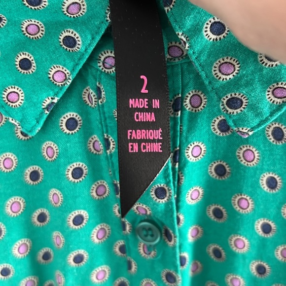 35. Pure Energy Multi Color MIDI Shirt Dress with 2 Belts. - Picture 5 of 12